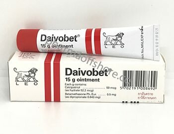 Buy Daivobet Ointment (Calcipotiol + Beamethasone) 15 g Tube